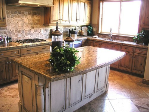 Кухонная мебель под природный камень | Все для ремонта квартиры или дома