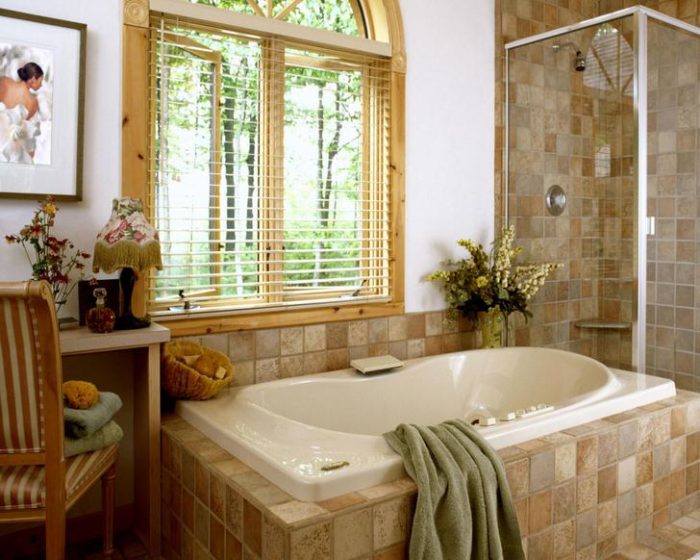 Оформление ванной в кантри-стиле | Все для ремонта квартиры или дома