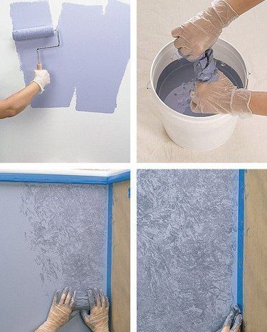 Покраска стен своими руками